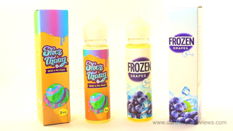 Shijin Vapor SherThang and Frozen Grapes E-Liquid